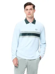 セルジオタッキーニ メンズ トップス ポロシャツ Sergio Tacchini Banda Velour Polo Baby Blue ブルーのサムネイル