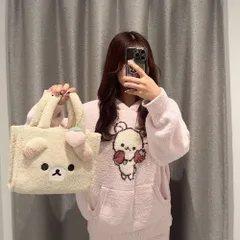 新品未使用 OLIVE des OLIVE(オリーブ デ オリーブ) ボアトートバッグ リラックマ チャーム付き レディース 1052180240 Fサイズ 管理番号：2099M-1788のサムネイル
