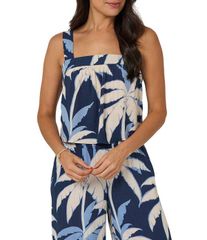 ソルティークルー レディース トップス シャツ ノースリーブ Salty Crew Palms Up Coordinating Sleeveless Tank Bright Navy ネイビーのサムネイル