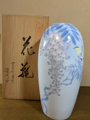有田焼 深川製磁 花鳥紋 花瓶のサムネイル