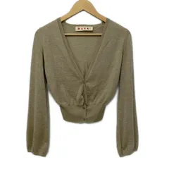 MARNI(マルニ) カーディガン サイズIT40 - ベージュ カシミヤ100％のサムネイル
