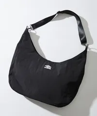 新品未使用 UMBRO アンブロ Nylon New Round Shoulder Bag ショルダーバッグ ナイロン ブラック 無地 管理番号：2160M-1109のサムネイル