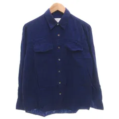 シーケーカルバンクライン ck Calvin Klein シャツ カジュアル 長袖 チェック柄 M 青 ブルー /FFのサムネイル