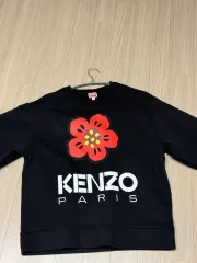 (XL) KENZO ケンゾー フラワー スウェットシャツ ブラックのサムネイル