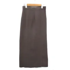 スタイリング styling/ ニット タイトスカート ロング シンプル 1 ブラウン 茶 /KT14のサムネイル