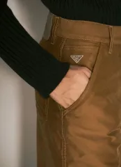 プラダ 24AW モールスキン ダブルニー ワークパンツのサムネイル