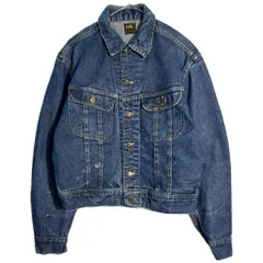 80年代 USA製 Lee リー PATD-153438 デニムジャケット ブルー(メンズ M相当)中古 古着 Y7174のサムネイル