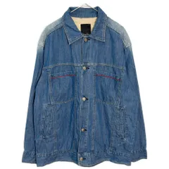 Sean John ショーンジョン フェードデニムジャケット ブルー(メンズ M)中古 古着 Y7221のサムネイル