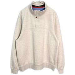 ORVIS オービス ハーフジップ スウェット アウトドア アイボリー(メンズ L)中古 古着 Y7269