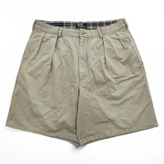 Polo Ralph Lauren 90年代 USA製 ヴィンテージ 2タックショーツ THE CLASSIC GOLF PANT ショートパンツ ハーフパンツ L ベージュ プリーツのサムネイル