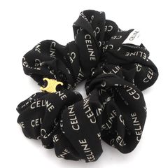 美品✨ 箱付き セリーヌ レイユール シュシュ ヘアアクセサリー トリオンフ 黒 美品✨ 箱付き セリーヌ レイユール シュシュ ヘアアクセサリー
