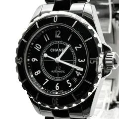 CHANEL シャネル J12 CE SS H0685 ブラック AT メンズ 腕時計 稼働品 箱 保証書のサムネイル