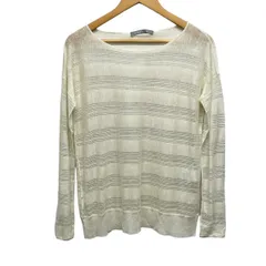 theory luxe(セオリーリュクス) 長袖カットソー サイズ038 M レディース美品  - アイボリー クルーネック/ニット/シースルーのサムネイル