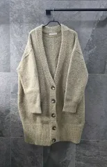オーバーサイズ ニット ロング丈 カーディガンのサムネイル