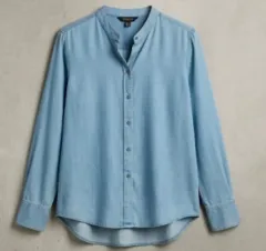新品 Massimo Dutti デニム レディースシャツ 55 SIサイズのサムネイル
