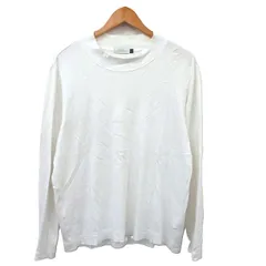 バーニーズニューヨーク BARNEYS NEW YORK カットソー Tシャツ 長袖 コットン シンプル L ホワイト 白 /KT26のサムネイル