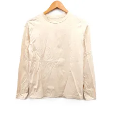 マルティニーク martinique Tシャツ カットソー 長袖 丸首 ロンT 無地 コットン 綿 ベージュ /FT37のサムネイル