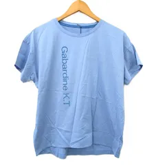 ギャバジンケーティー Gabardine K.T タグ付き Tシャツ カットソー 半袖 コットン ロゴ 9 ブルー 青 /KT10のサムネイル