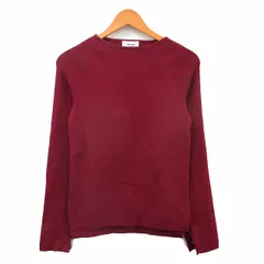 マチャット MACHATT リブ ニット セーター 長袖 ウール シンプル レッド 赤 /KT12のサムネイル