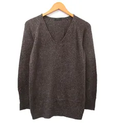 ケーティー キヨコ タカセ  K.T KIYOKO TAKASE ニット セーター 長袖 Vネック シルク 11 ブラウン 茶 /KT11のサムネイル