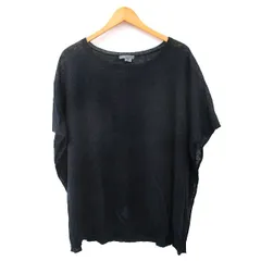 ヴィンス VINCE ニット セーター 半袖 リネン シンプル XS ネイビー 紺 /KT18のサムネイル