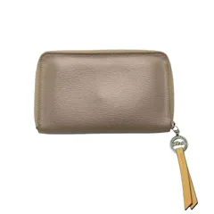 ロンシャン LONGCHAMP ロゴストラップ レザー L字 ミニ ラウンドジップ財布 レディース 表記無 のサムネイル