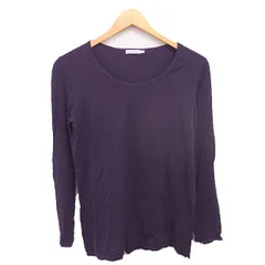 サンスペル SUNSPEL Tシャツ カットソー ボートネック 無地 シンプル 長袖 M パープル 紫 /TTのサムネイル