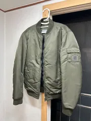 L カルバン・クライン ジーン MA-1 ジャケット オリーブのサムネイル