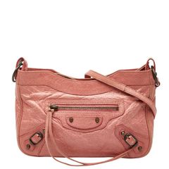 BALENCIAGA ジャイアントヒップ ショルダーバッグ ピンク クロスボディ