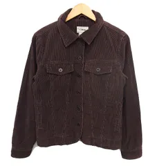 エルエルビーン L.L.BEAN コーデュロイ ステンカラー ジャケット アウター 総裏地 S 茶 ブラウン /NT29のサムネイル