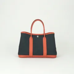 エルメス HERMES ガーデンパーティTPM ガーデンパーティ TPM ガーデンパーティ30 ガーデンパーティー バッグ トートバッグ トワルミリタリー ブルーマリン Bluemarine オレンジポピーのサムネイル