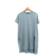 バンヤードストーム BARNYARDSTORM ワンピース 半袖 膝丈 スリット コットン 1 ライトブルー 水色 /KT12のサムネイル