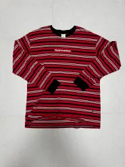 XL ディスイズネバーザット ストライプ ロングスリーブ レッドのサムネイル