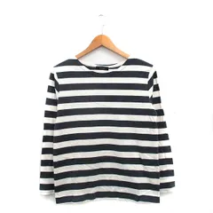 レイジブルー RAGEBLUE カットソー Tシャツ 長袖 コットン ボーダー M グレー 灰 /KT21のサムネイル