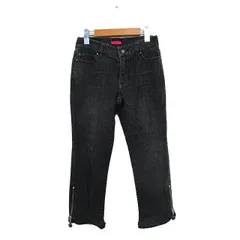 トゥービーシック TO BE CHIC デニム ジーンズ クロップド丈 シンプル 36 チャコールグレー /KT8のサムネイル