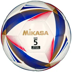 ミカサ MIKASA サッカー マシン縫い5号 レジャー用 ホワイト×ブルー サッカーボール 5号球 レジャー フットサル 練習 機械縫い プレゼント フットボール リフティング  FT529DW ホワイト×ブルーのサムネイル