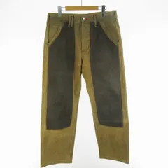 アナクロノーム anachronorm 36 デニムパンツ ワーク ぺインター シンチバック ダブルニー No262 ベージュ ブラウン ジーンズ Ｇパン コットン ボトムスのサムネイル