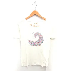 シェルター Sheltter タグ付き RVCA Tシャツ カットソー プリント ボートネック 半袖 XS アイボリー /TTのサムネイル