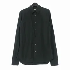 マルタンマルジェラ Martin Margiela 06SS 00's 本人期 ロングスリーブ ボタンダウンシャツ 長袖 2 ブラック 黒 28DL001のサムネイル