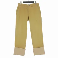 ロエベ LOEWE ロールアップ ワークパンツ チノパンツ 44 ベージュ H2102700IB 国内正規のサムネイル