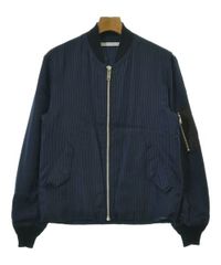 sacai luck】サカイラック MA-1 ブルゾン ネイビー ストライプ - メルカリ