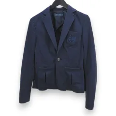 ラルフローレン RALPH LAUREN 長袖 ジャケット 2 紺系 ネイビー 胸ポケット 刺繍 サイドポケット のサムネイル