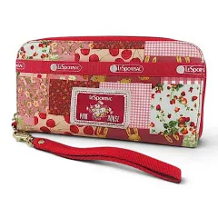 レスポートサック LesportSAC コラボ ピンクハウス 長財布 パッチワーク調プリント ピンク のサムネイル