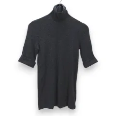 ブルネロクチネリ BRUNELLO CUCINELLI 半袖 カットソー L グレー系 タートルネック 無地 イタリア製 ストレッチのサムネイル