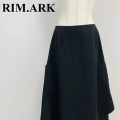 RIM.ARK ロング丈 フレアスカート 黒 38(M相当) 0468Kのサムネイル
