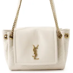 サンローランパリ チェーンショルダーバッグ ノリータ ミニ ラムスキン 672738 SAINT LAURENT PARIS 白のサムネイル