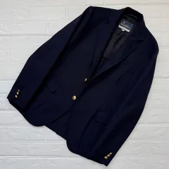 Fraizzoli × 聖林公司 段返り3B 金釦ブレザー 背抜き ネイビー サイズ46 (M相当) イタリア製 / フライツォーリのサムネイル