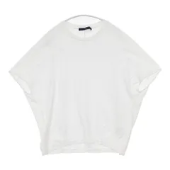 FRAMeWORK スムースコクーンプルオーバー 定価11000円 コットン 日本製 半袖Ｔシャツ カットソー ホワイト レディース フレームワーク【中古】6-0721S△のサムネイル