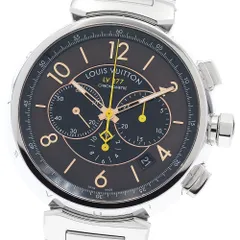 ルイ・ヴィトン LOUIS VUITTON Q114A タンブール エルプリメロ クロノグラフ デイト 自動巻き メンズ 良品 箱・保証書付き_959567のサムネイル