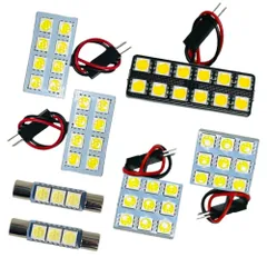 レヴォーグ STI LED ルームランプ VMG [H28.6～] スバル 7点セット 室内灯 カスタム パーツ 車内灯 ホワイト 車検対応 カー用品のサムネイル